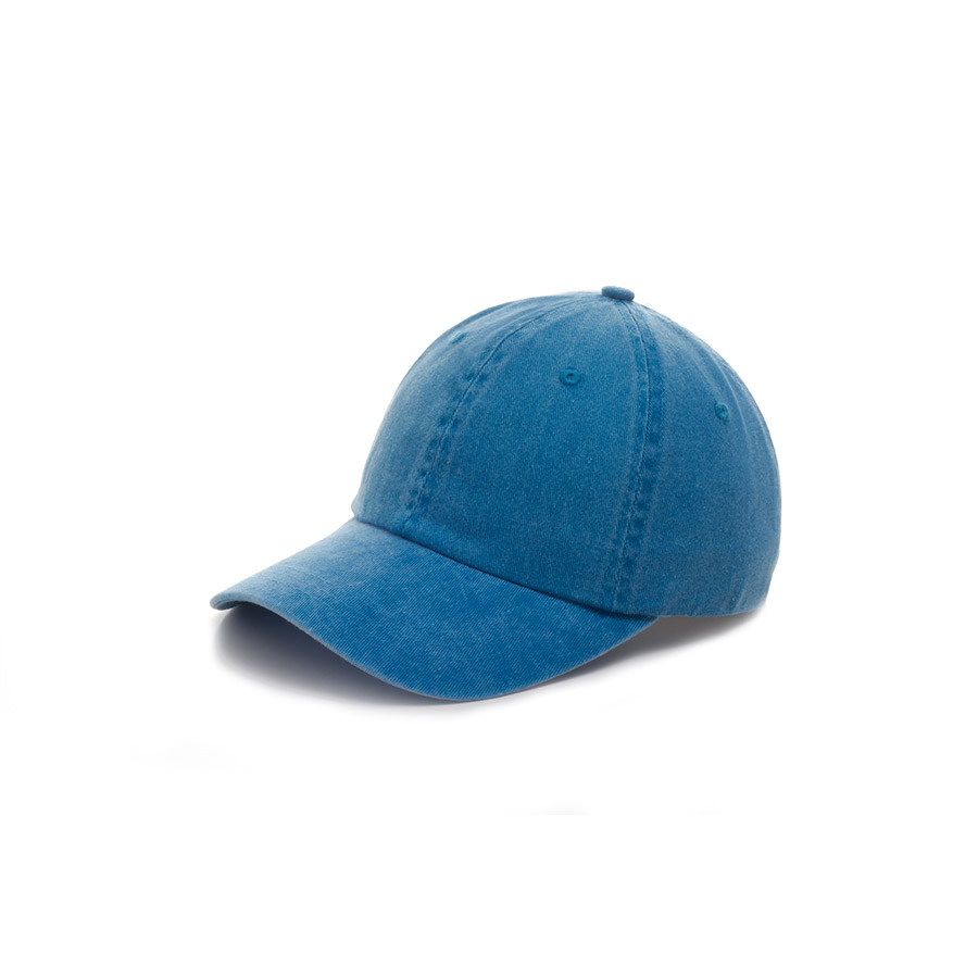 D000300, Gorra DESLAVADA GABARDINA. 6 Gajos. Ojillos bordados. Botón Forrado. Deslavada pigmentada. Ajuste velcro