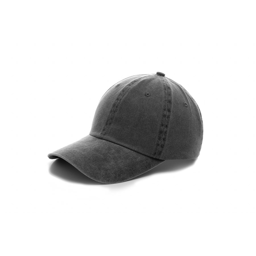 D000300, Gorra DESLAVADA GABARDINA. 6 Gajos. Ojillos bordados. Botón Forrado. Deslavada pigmentada. Ajuste velcro