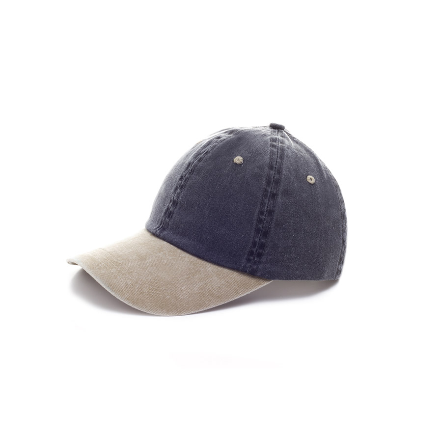 D000301, Gorra DESLAVADA COMBINADA MARINO UN