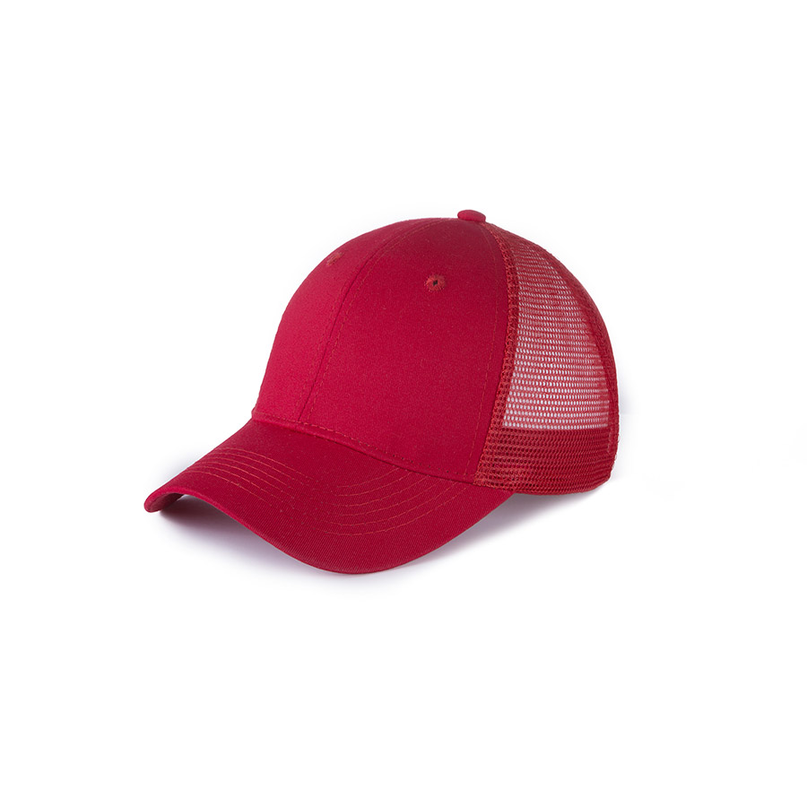 D000620, GORRA RED BASICA. 6 Gajos. Ojillos bordados. Botón forrado. Ajuste de plástico.