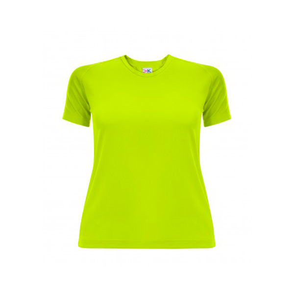 MD760, PLAYERA C/R DRY-WEAR DE DAMA AMARILLO NE