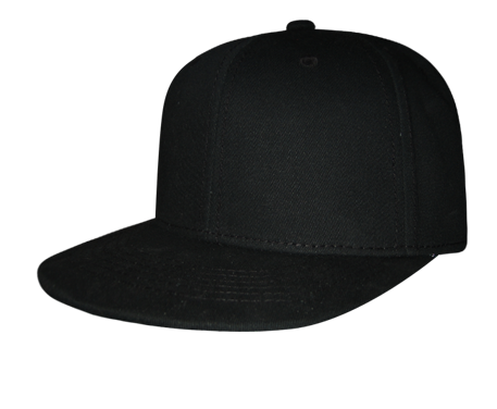 M003-VISERA PLANA, GORRA DE ALGODON, 6 GAJOS, VISERA PLANA, BROCHE DE PLASTICO