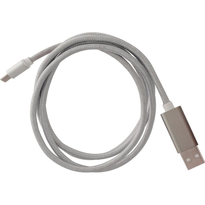 cab-dut, Cable de carga y transferencia de datos compatible con la mayoría de los dispositivos (Lightning y Micro USB). Capacidad de carga y transferencia de datos de alta velocidad. Duradero y anti-nudos por su construcción con forro de alta resistencia. Disponible en Gris metálico y Negro. Se entrega en bolsa individual de plástico con cierre hermético para su mayor protección.