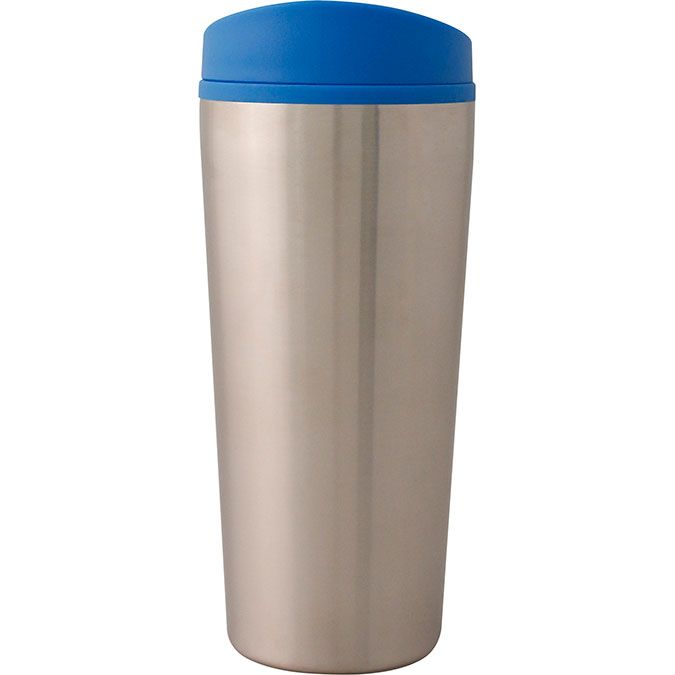 vas-bca, Vaso Bistro Candy Acero. Vaso Térmico de acero Inoxidable 500 ml. Ahora con tapas de diferentes colores, e interior de plástico en combinación con la tapa. Cierre a presión y boquilla de seguridad. Se entrega en caja de cartón individual. Lavar antes de usar.