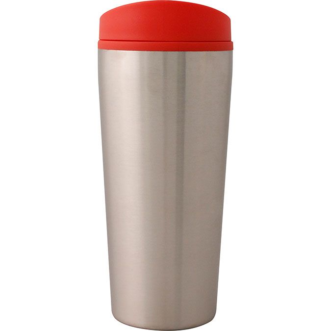 vas-bca, Vaso Bistro Candy Acero. Vaso Térmico de acero Inoxidable 500 ml. Ahora con tapas de diferentes colores, e interior de plástico en combinación con la tapa. Cierre a presión y boquilla de seguridad. Se entrega en caja de cartón individual. Lavar antes de usar.