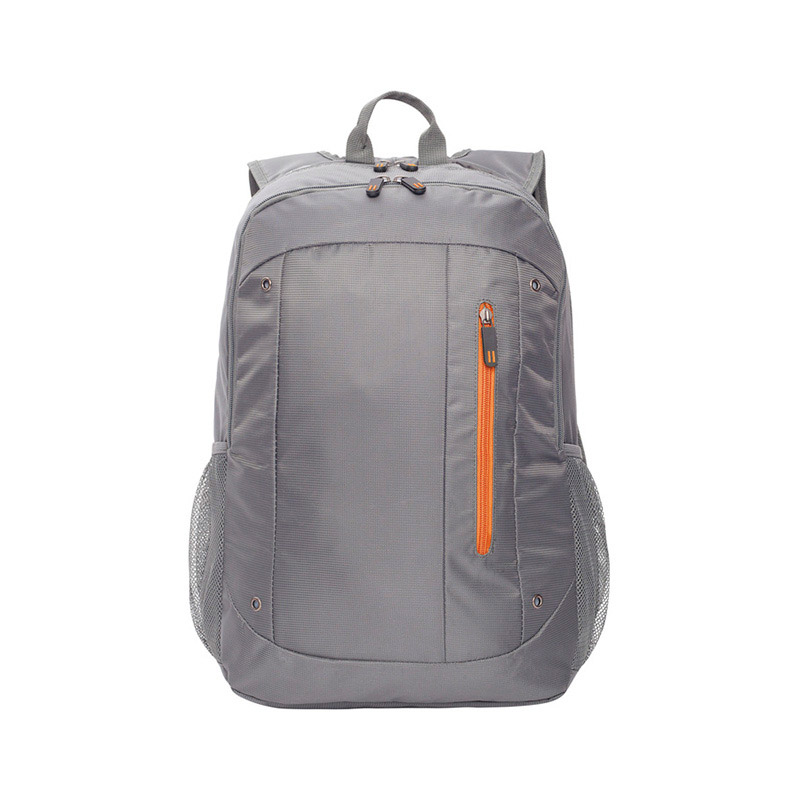 C516, Mochila promocional CATANIA. 47 x 32 x 17 cm. Polyester. Capacidad 25 Litros. Mochila con compartimento principal acolchonado porta notebook de hasta 15. En el exterior un bolsillo pequeño y otro grande con cierre que en su interior cuenta con tres compartimentos y en sus extremos dos bolsillos laterales de red. Herrajes de goma con detalles de color. Correas acolchonadas regulables.