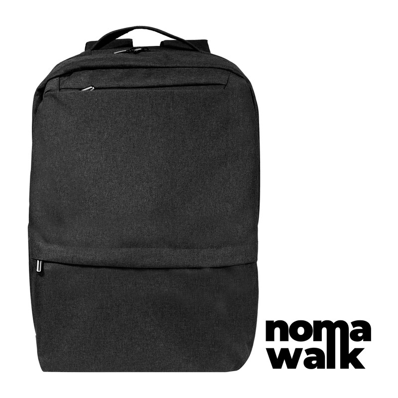 K5, Mochila Funcional Nomawalk. Mochila portanotebook de hasta 15 pulgadas. Compartimento principal con bolsillo portanotebook acojinado con tira y detalle engomado para una correcta sujeción. Dos bolsillos frontales con cierre oculto. Bolsillo lateral porta botella. Tira para sujetar la mochila en la manija extensible de un equipaje de mano. Correas y espalda acojinadas. Tiradores de cierres metalicos y engomados. Este modelo es ideal para guardar todo lo que necesitas tener en el día, es tan versátil que podes ir a trabajar, llevar tu almuerzo e ir a entrenar.