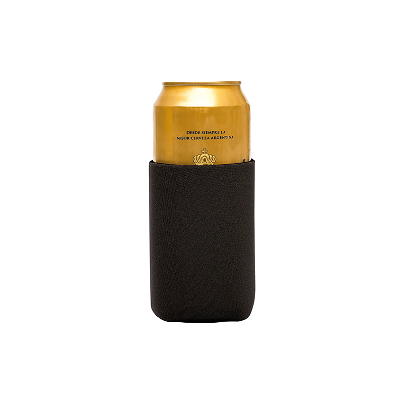 T469, FUNDA DE NEOPRENE. Ø 7,1 x 10 x 12,7 cm. Neoprene. Funda de neoprene para latas y botellas, mantiene la temperatura de las bebidas evitando que el calor de la mano caliente el contenido.