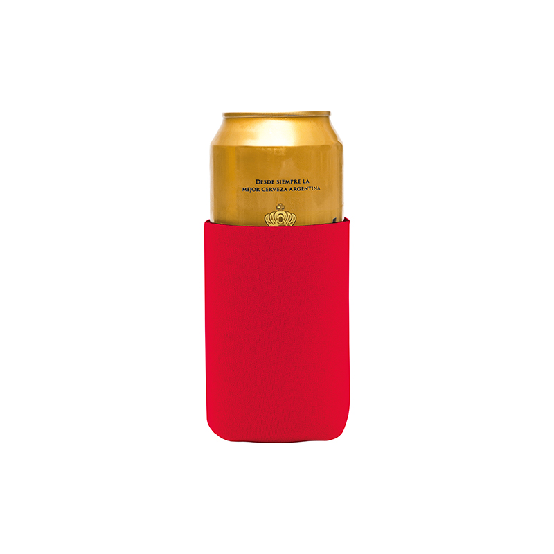 T469, FUNDA DE NEOPRENE. Ø 7,1 x 10 x 12,7 cm. Neoprene. Funda de neoprene para latas y botellas, mantiene la temperatura de las bebidas evitando que el calor de la mano caliente el contenido.