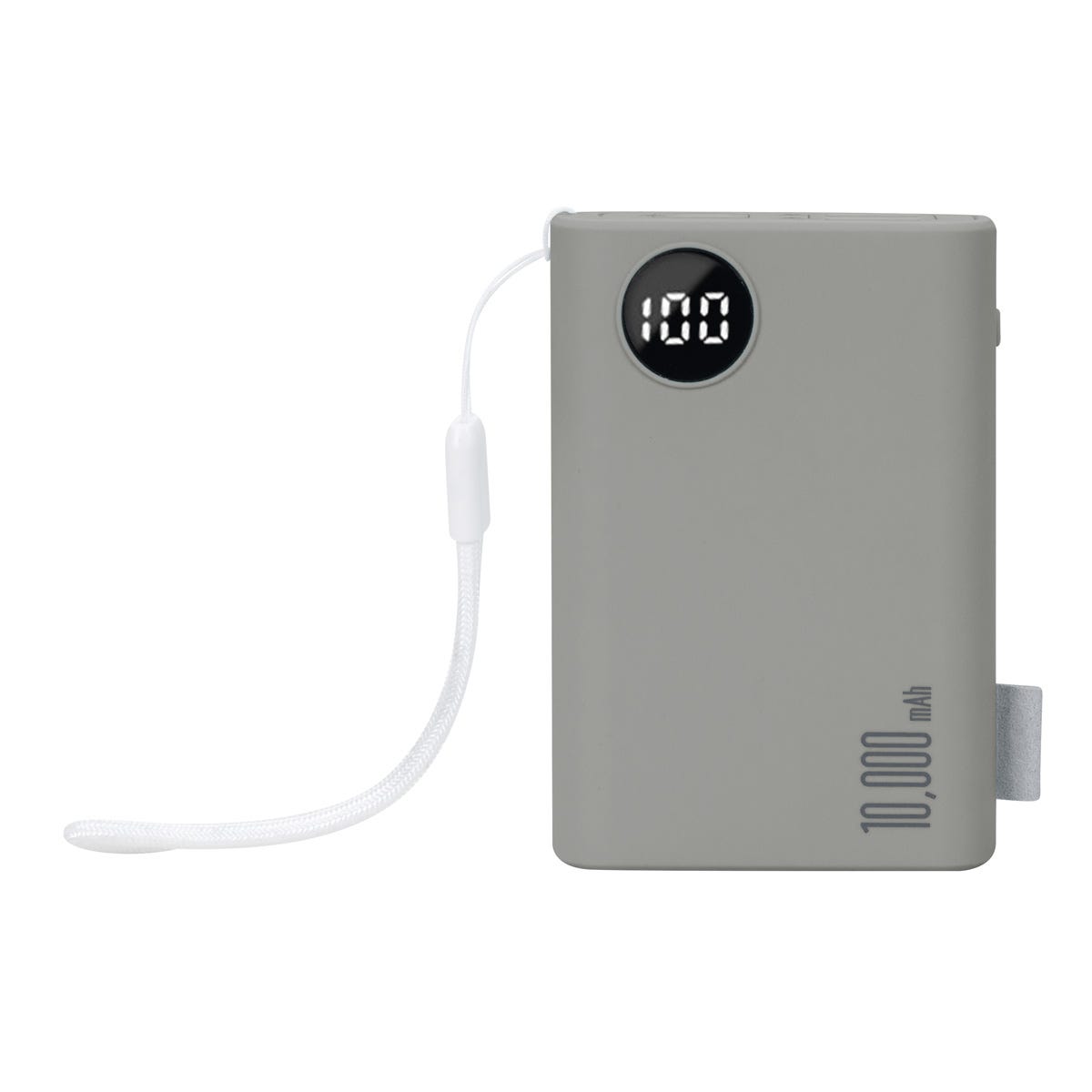 CRG 064, Power Bank MUSK. Batería auxiliar para smartphone, capacidad 10,000 mAh. Contiene 2 puertos de entrada, micro USB y tipo C para carga de la batería y 2 puertos de salida, USB y tipo C para carga de dispositivos. Incluye display indicador de carga, cable con conector tipo C y caja individual.