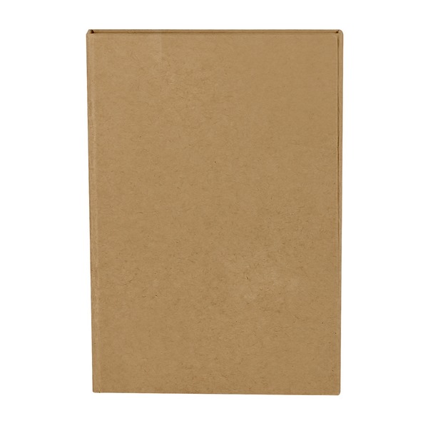 HL 018, LIBRETA PALOUSE. Libreta de 70 Hojas de raya. Incluye notas adheribles de diferentes colores. regla de 12 cm. compartimento para tarjetas y Bolígrafo ECOLÓGICO.