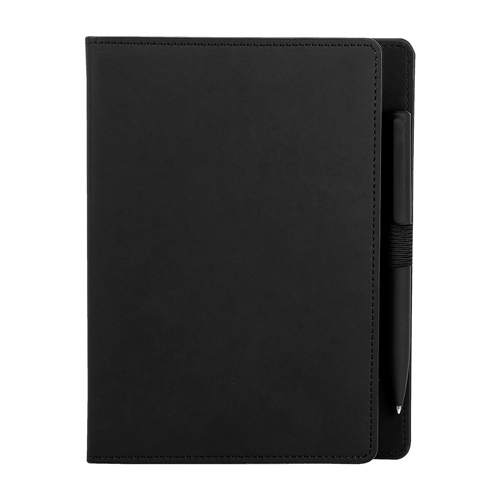 HL 2160, LIBRETA KIONA. Libreta con 80 Hojas de raya. Incluye Bolígrafo terminado rubber.