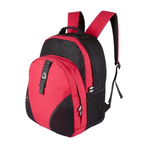 SIN 010, MOCHILA VICTORY. Mochila con bolsa principal y bolsa frontal con cierre, organizador de documentos y gancho para llaves, aditamento especial para audífonos, bolsas laterales de red, tirantes acolchados y ajustables. Espalda acojinada. Cuenta con asa de agarre superior acojinada.