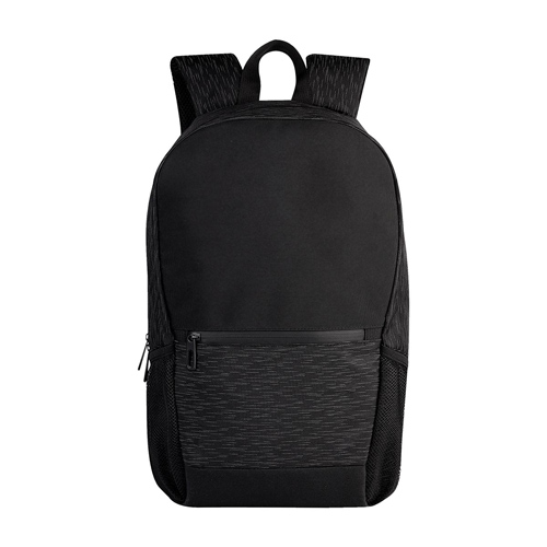 SIN 403, MOCHILA CAMERON. Mochila con bolsa principal con espacio para laptop, bolsa frontal con cierre, 2 bolsas laterales de red y tirantes acojinados.