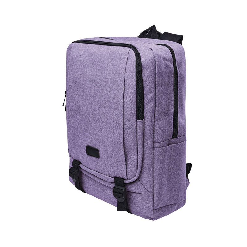 SIN 512, MOCHILA PETER. Mochila con bolsa principal con cierre y bolsa frontal. Incluye compartimento para laptop y 2 correas ajustables en la parte inferior.