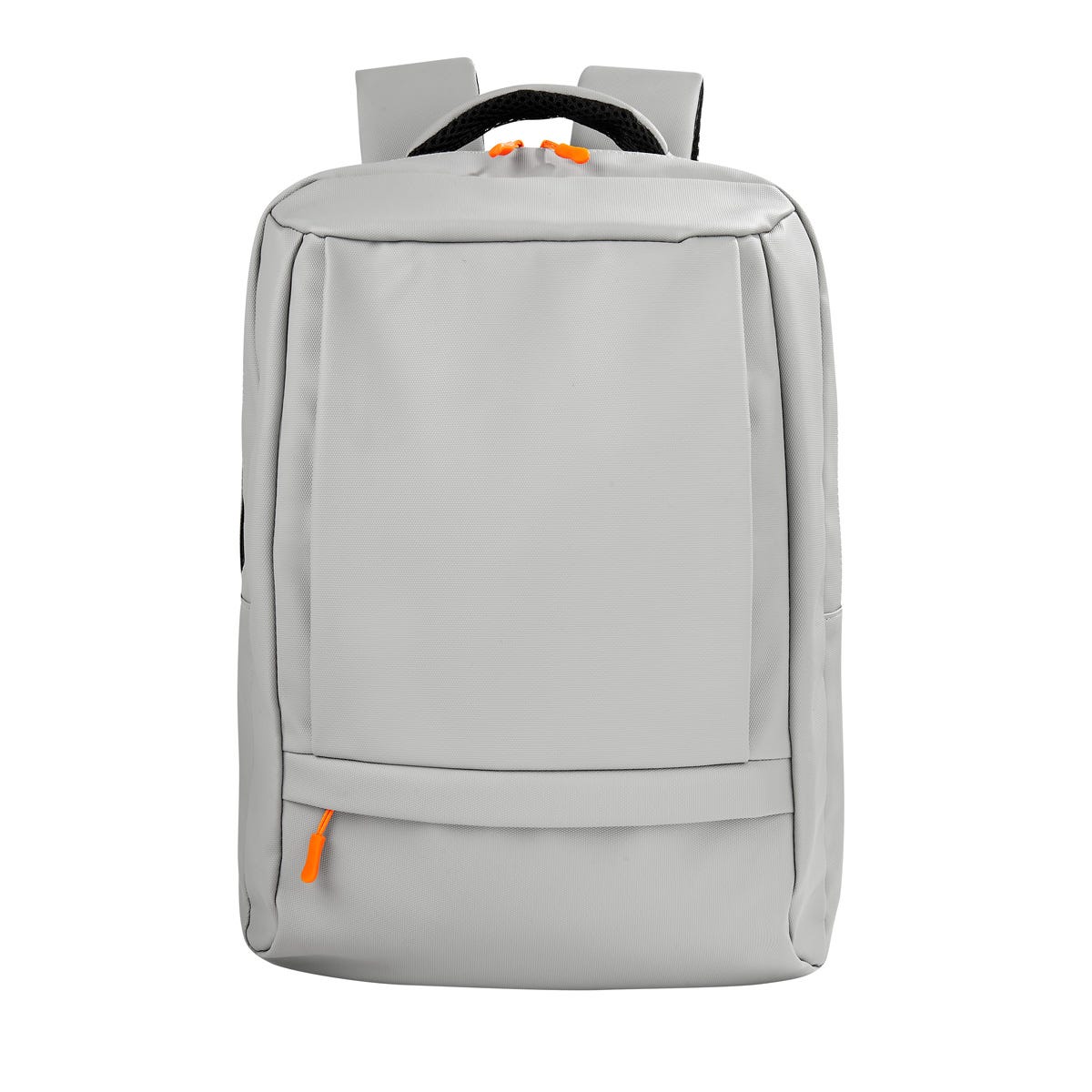 SIN 557, Mochila AKAZI. Bolsa principal con cierre y compartimento interior para laptop de hasta 15pulgadas, en su interior dispone de un organizador para accesorios para objetos pequeños. Incluye bolsillo frontal con cierre. En la parte posterior cuenta con tirantes para hombro ajustables, respaldo acolchado y banda que facilita su transporte en trolley.