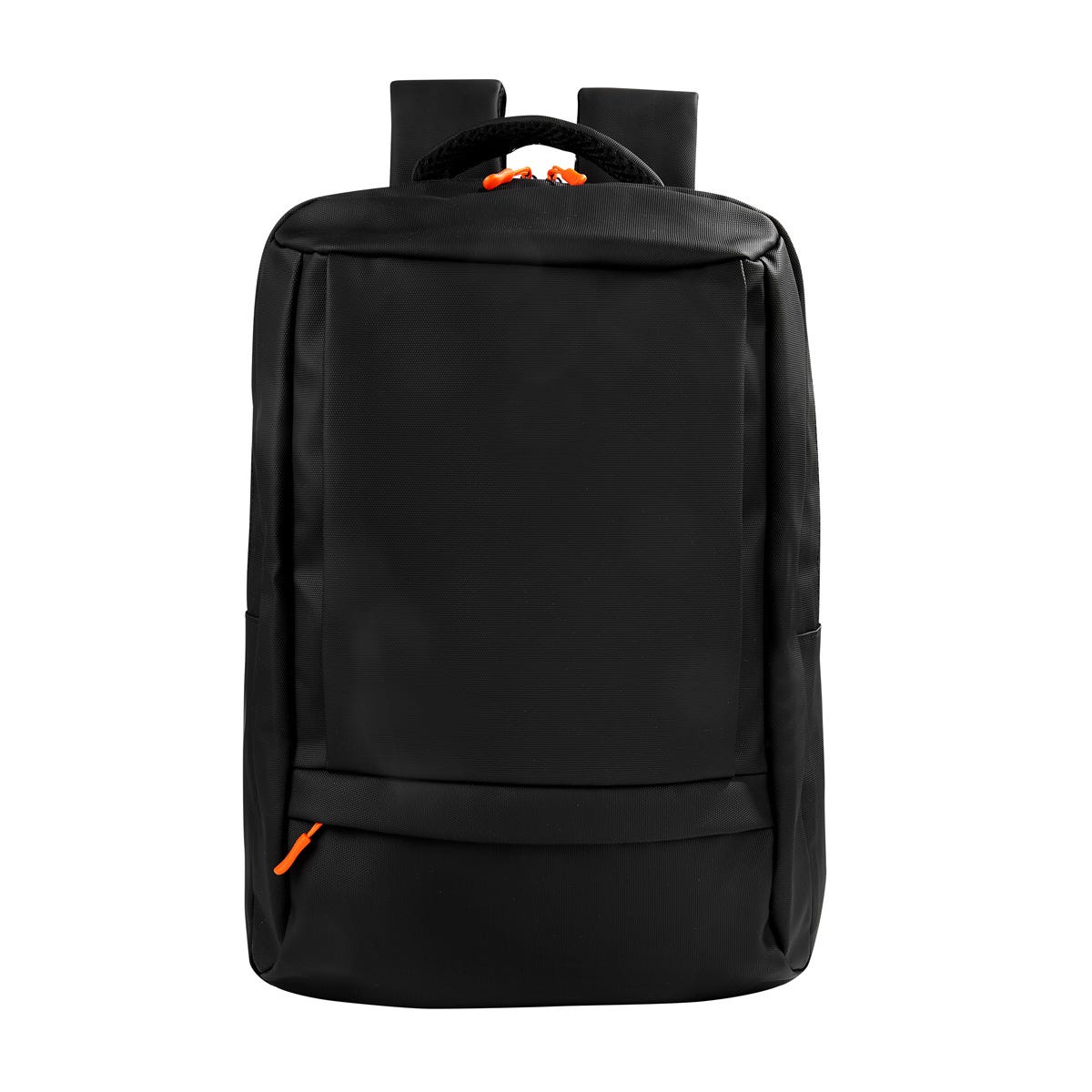 SIN 557, Mochila AKAZI. Bolsa principal con cierre y compartimento interior para laptop de hasta 15pulgadas, en su interior dispone de un organizador para accesorios para objetos pequeños. Incluye bolsillo frontal con cierre. En la parte posterior cuenta con tirantes para hombro ajustables, respaldo acolchado y banda que facilita su transporte en trolley.