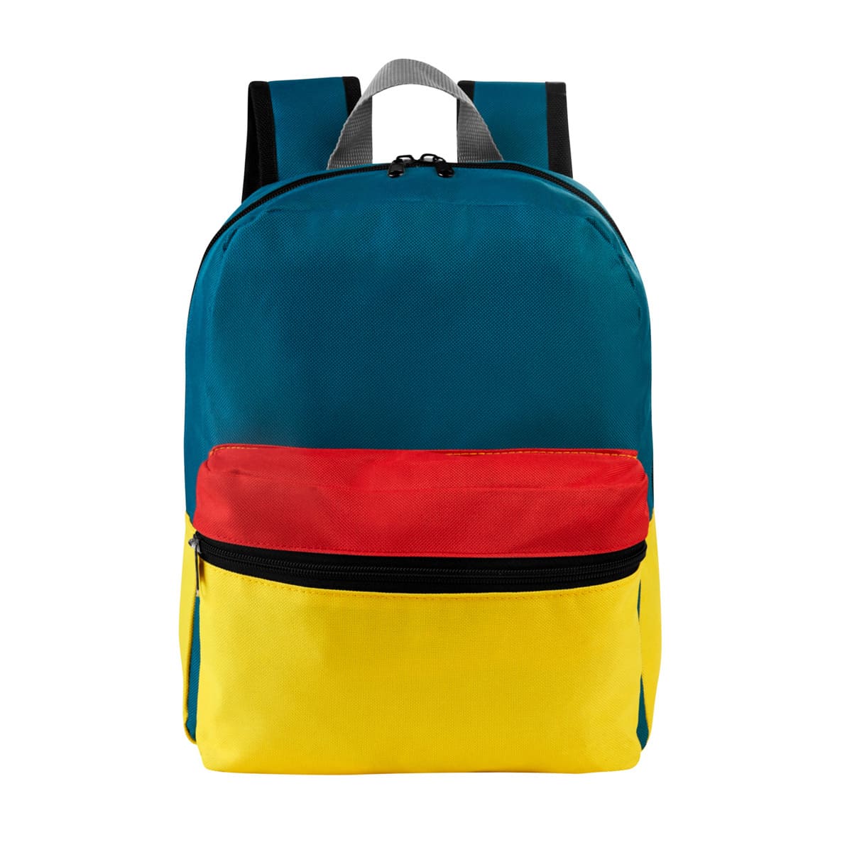 SIN 562, Mini Mochila KIDS. Mochila estilo escolar. Bolsa principal y bolsa frontal con cierre. Cuenta con tirantes ajustables y asa de agarre superior. Diseñada especialmente para niños, esta mochila combina un tamaño compacto con un estilo divertido y colorido.