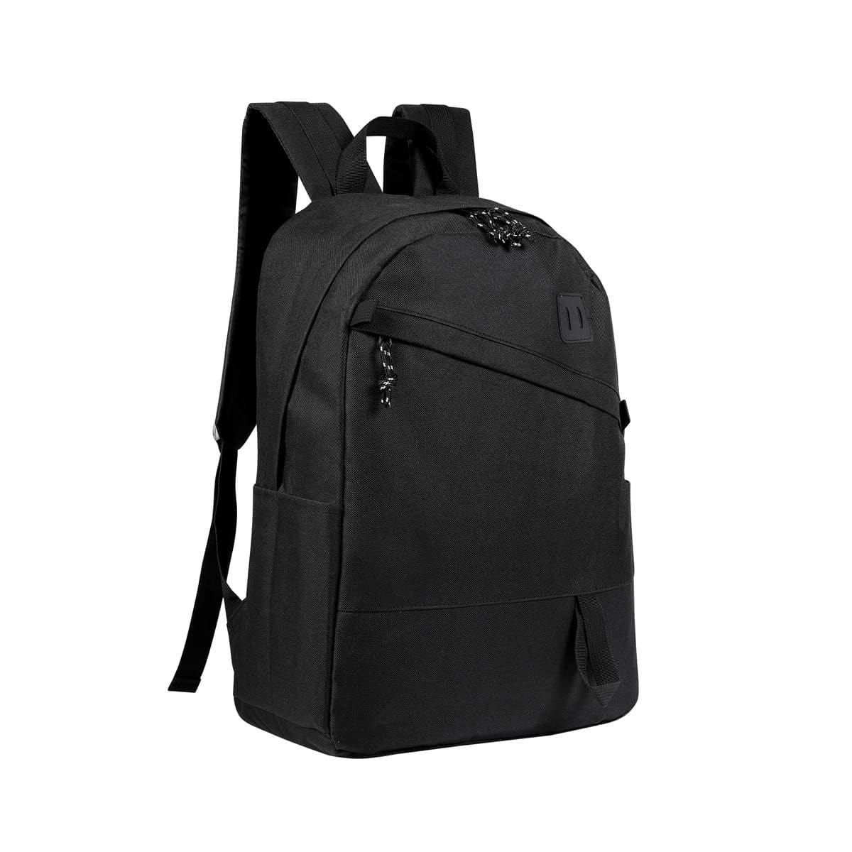 SIN 716, MOCHILA STOWE. Mochila escolar. Bolsa principal cuenta con un separador para tu laptop, asegurando la organización de tus dispositivos. Además, presenta un bolsillo frontal con cierre para guardar tus objetos esenciales de forma segura, y dos bolsillos laterales para tus botellas de agua u otros accesorios. Sus cierres con puller de tela no solo añaden un toque distintivo, sino que también facilitan la apertura y el cierre, haciendo que esta mochila sea una elección práctica y con estilo para tu día a día en la escuela.