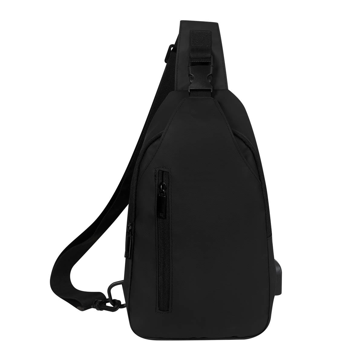 SIN 777, Mochila de viaje FROOME. Mochila de viaje fabricada con material de curpiel que la hace suave al tacto. Equipada con un puerto USB y cable incluido, puedes conectar tu smartphone a una batería auxiliar (no incluida) mientras te desplazas. Su compartimento principal con cremallera y broche de plástico asegura tus pertenencias, además de contar con una bolsa pequeña interna para organizar mejor tus objetos. El bolsillo frontal con cierre es perfecto para guardar lo esencial. Adicional, incluye correa de hombro ajustable, gracias a su broche puedes elegir usarlo del lado derecho o izquierdo, ofreciendo un transporte cómodo. Compacta pero sorprendentemente espaciosa, esta mochila es ideal para llevar todos tus documentos de viaje esenciales, como pasaporte, boletos y tarjetas, manten