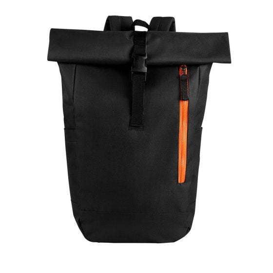 SIN 885, MOCHILA LIFT. Mochila con bolsa con compartimento principal con broche. Bolsillo frontal con cierre y bolsillos laterales.