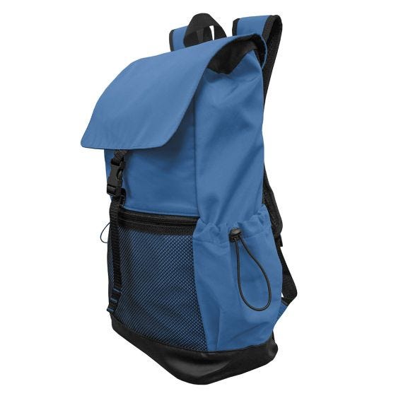 SIN 912, MOCHILA ANTUR. Mochila con bolsa principal con cierre y bolsa frontal.Incluye compartimento para laptop y 2 correas ajustables en la parte inferior.