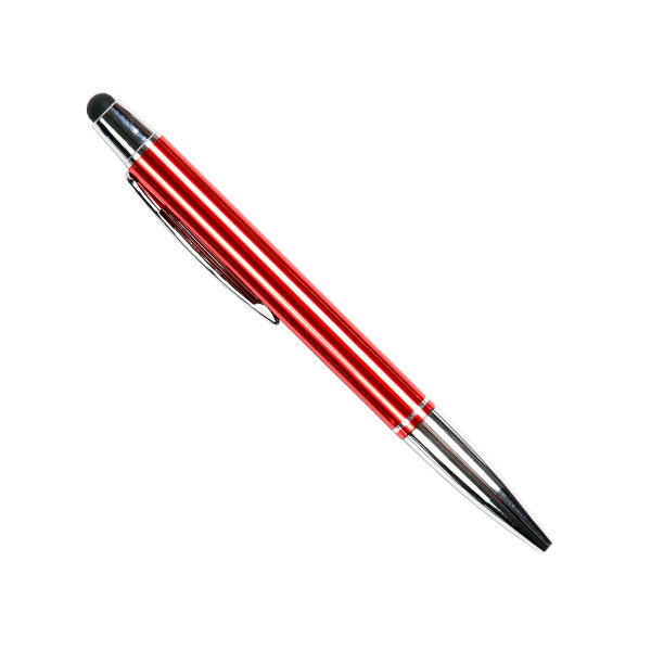 BL-090, Boligrafo metalico con touch y tinta negra, colores: azul, negro, rojo y verde