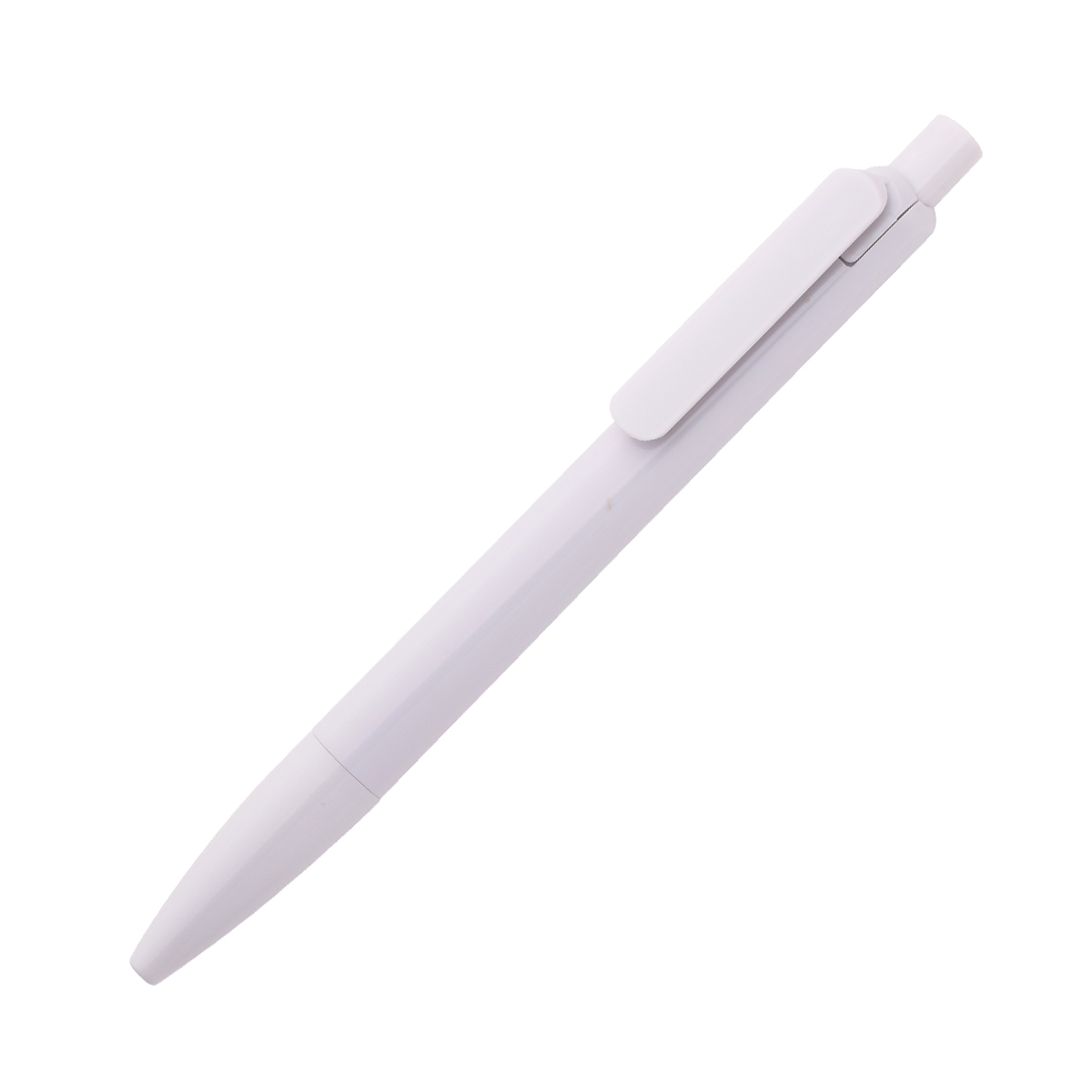 BL-148, BOLIGRAFO RETRACTIL FABRICADO EN MATERIAL ANTI BACTERIAL TINTA NEGRA, COLOR BLANCO