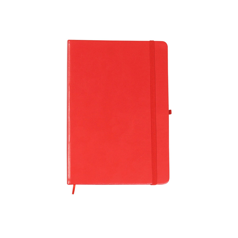 LB-088, Libreta Sasso. Libreta fabricada en cuero sintético (PU) reciclado, resorte sujetador de pastas, separador de hojas, tamaño A5, 96 hojas y un peso de 70 gramos.