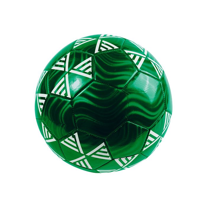 SP-002, Balón promocional de futbol soccer, medida # 5. fabricado en PVC de 2 mm de calibre, acabado láser apariencia 3D, cosido a maquina, con cámara de látex. Incluye válvula de inflado. Cámara reforzada de goma que mantiene la forma y retiene el aire de mejor manera.