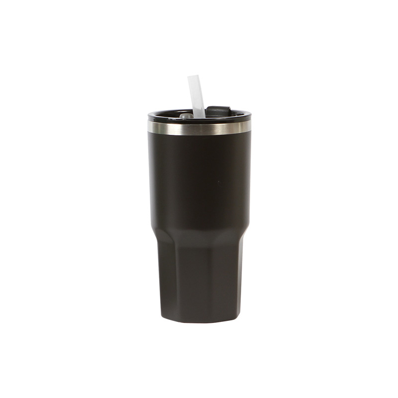 TE-223, Vaso Lund. Vaso doble pared fabricado en acero inoxidable 304 y 201. Capacidad de 940 ml. Con tapa de seguridad y popote.