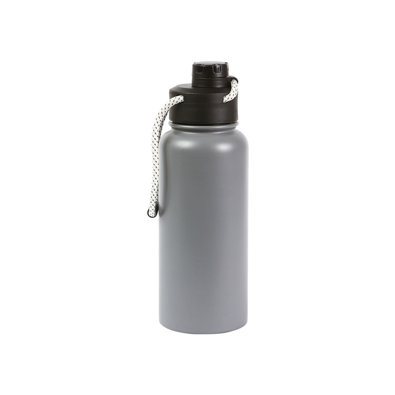 TE-230, Termo Aneby. Termo fabricado en acero inoxidable 304 y 201. Incluye tapa de rosca fabricada en polipropileno con cordón adecuado para cargar y boquilla para tomar. Capacidad de 1 litro.