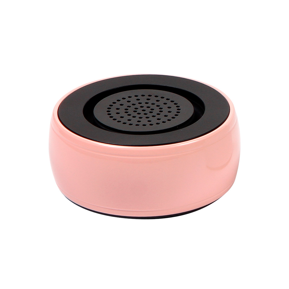 TH-089, BOCINA PORTATIL CIRCULAR BLUETOOTH CON RADIO FM, ENTRADA PARA AUDIO Y TARJETA TF, COLORES: AZUL AQUA, BLANCO, CORAL Y GRIS.