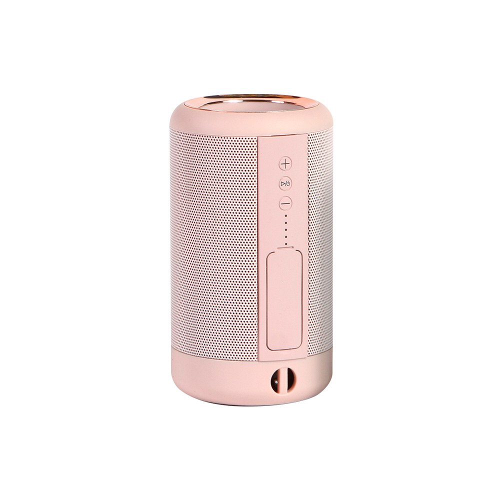 TH-097, BOCINA BLUETOOTH CON POWER BANK FABRICADA EN ABS CON ACABADO RUBBER COLORES: BLANCO, GRIS, ROSA Y VERDE.