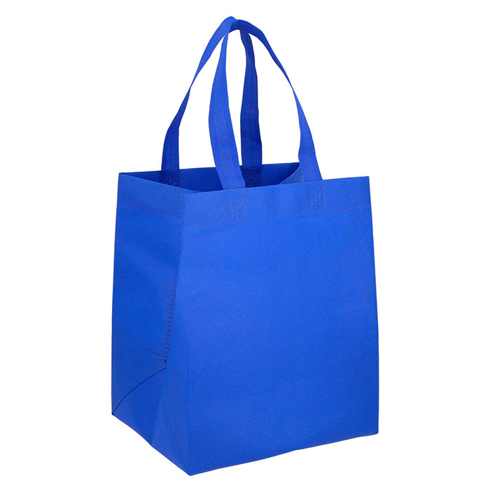 BL 258, WOVI. Bolsa de non woven termosellada con asas y fuelle.