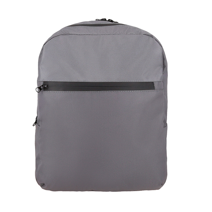 BL 253, ZAI. Mochila de 3 compartimentos, 1 compartimento principal con porta laptop, 1 compartimento secundario y 1 compartimento frontal, 2 bolsas laterales, tirantes y asa superior.