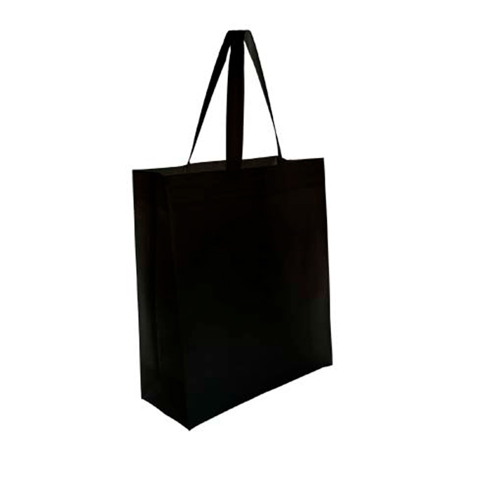 BL-092, Bolsa ecológica termosellada, con base de 33 cm, altura de 41 cm, asa de 45 cm y fuelle de 18 cm.