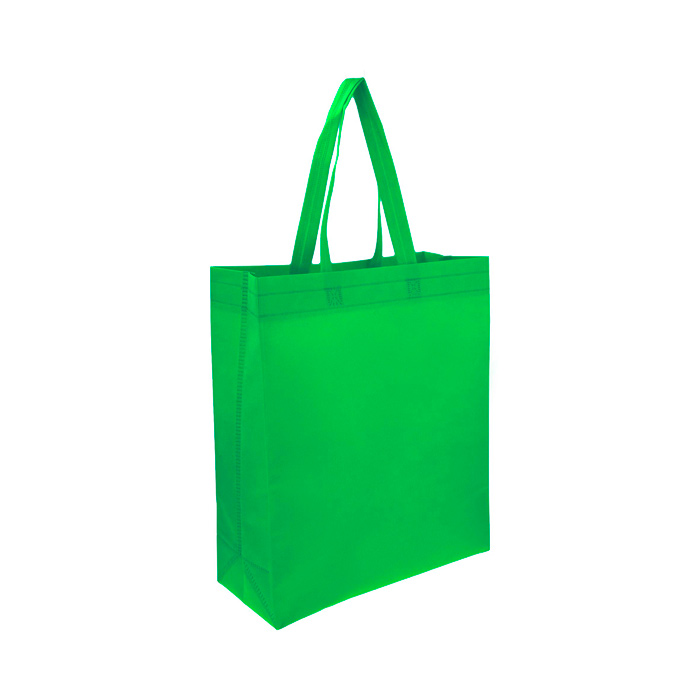 BL-092, Bolsa ecológica termosellada, con base de 33 cm, altura de 41 cm, asa de 45 cm y fuelle de 18 cm.