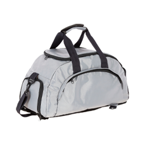 BL-098, Maleta deportiva que se convierte en mochila, con 2 broches de seguridad ajustables y tirantes acolchonados. Incluye zapatera y dos compartimentos exteriores, asas y correa ajustable.