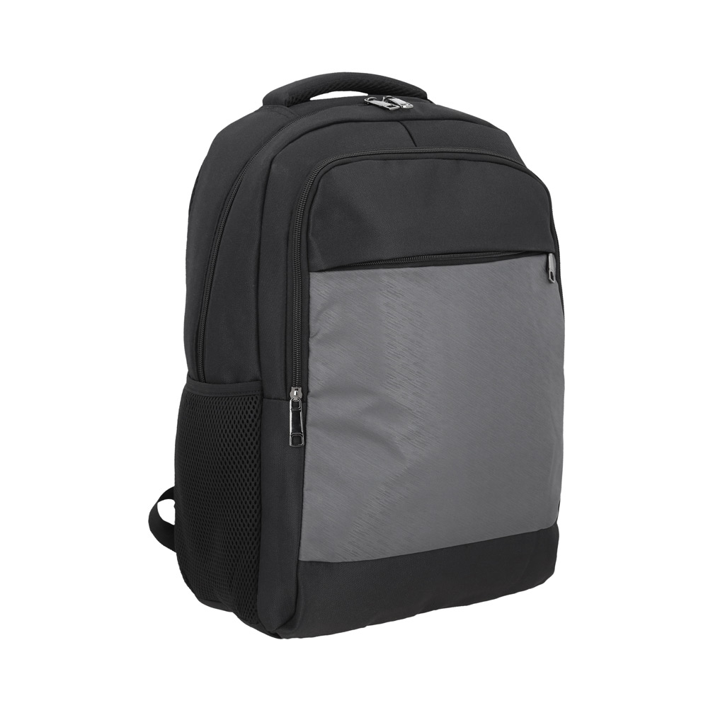 BL-183, Mochila de 3 compartimentos con cierre, espacio acolchado para laptop de 17