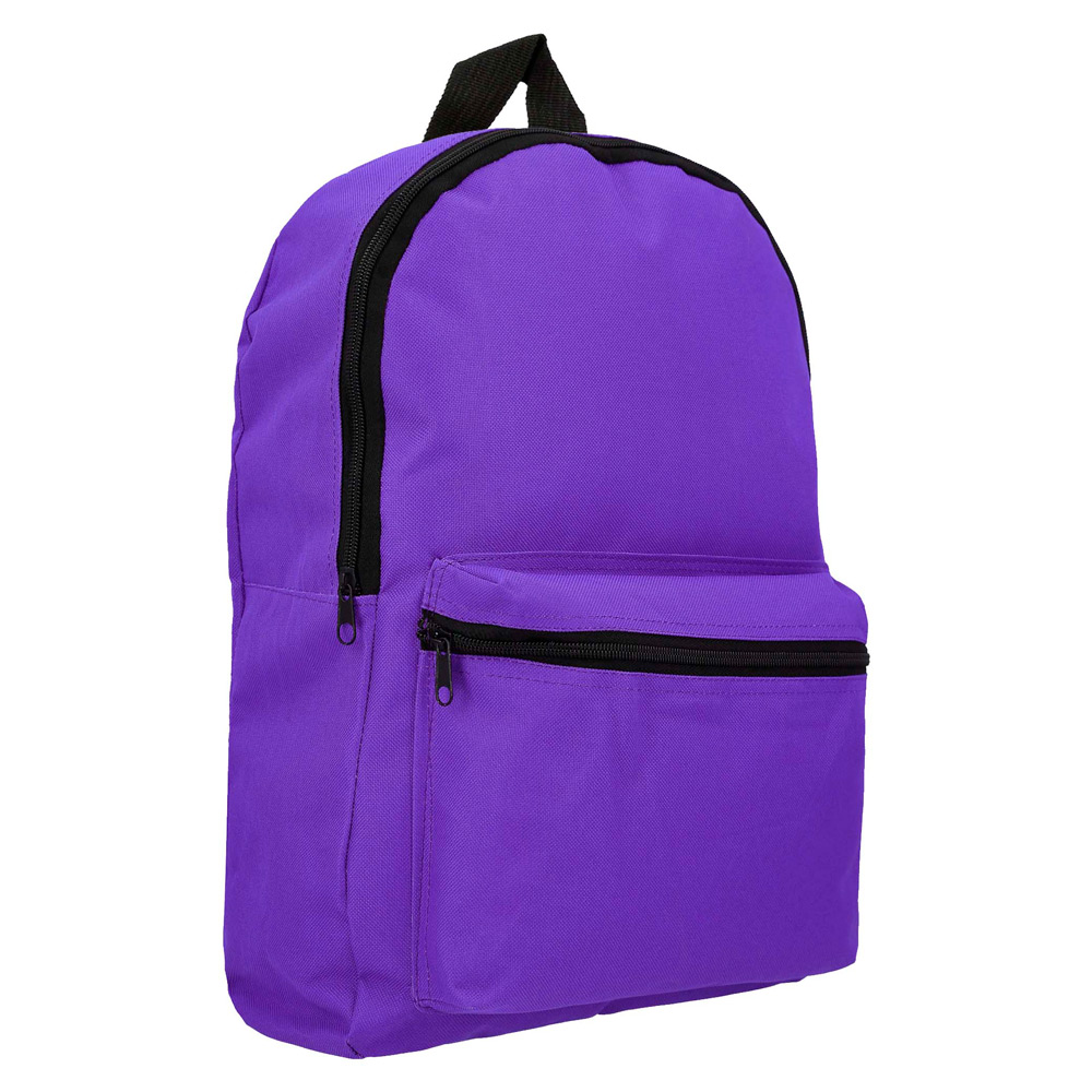 BL-041, Mochila tipo back pack con bolsa principal, bolsa frontal de cierre, asa superior y correas ajustables