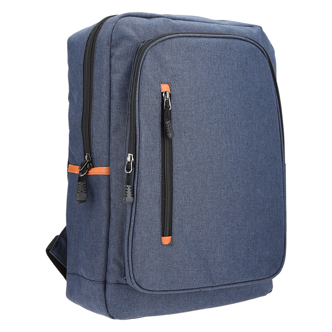 BL-036, Mochila con 3 compartimentos, cuenta con espacio para laptop, espalda, tirantes acojinados y bolsas laterales