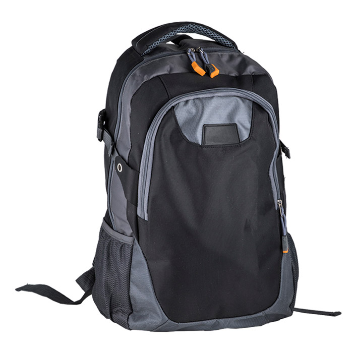 BL-021, MOCHILA LAPEN. Mochila de 2 compartimentos con espacio para laptop max. de 16 pulgadas, 2 bolsillos laterales de red y compartimento central con cierre y divisor interno. Respaldo y tirantes acojinados.