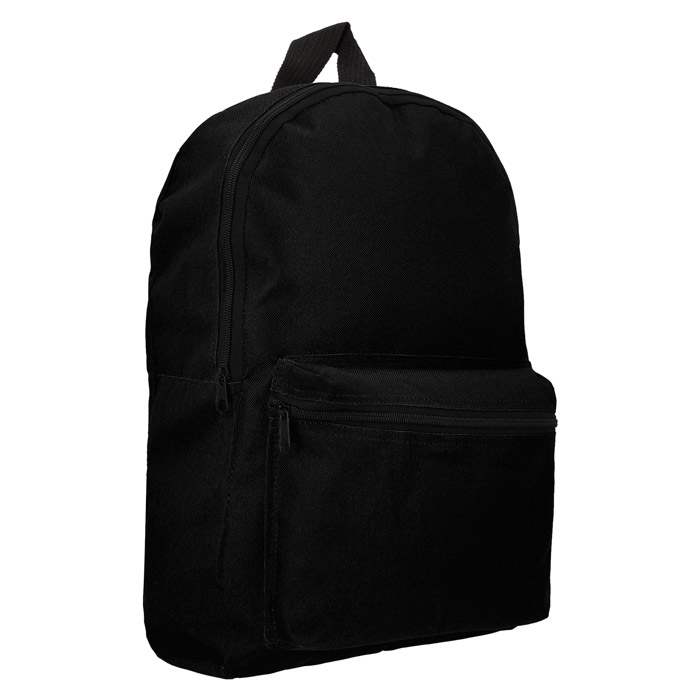 BL-041, Mochila tipo back pack con bolsa principal, bolsa frontal de cierre, asa superior y correas ajustables