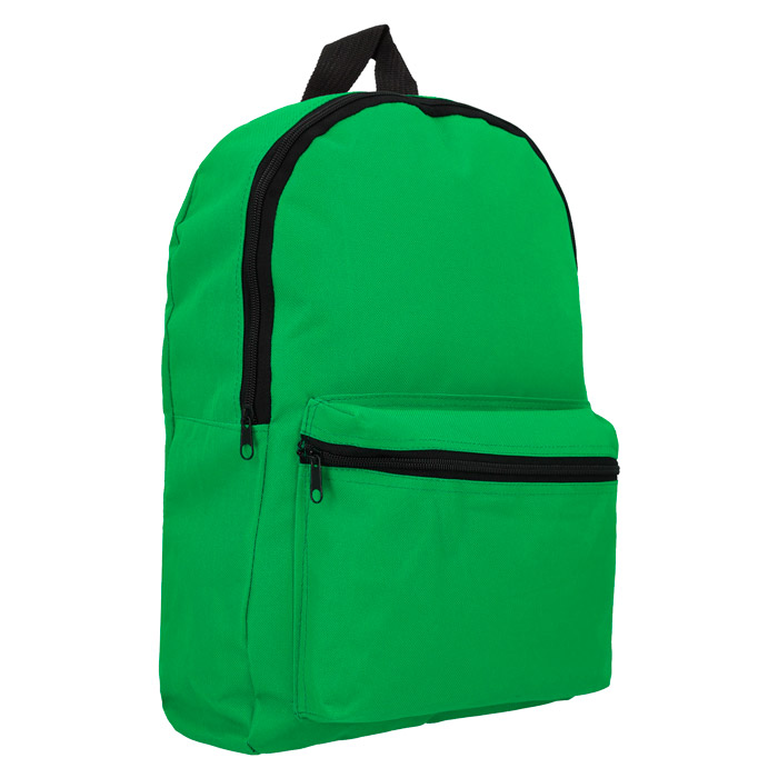 BL-041, Mochila tipo back pack con bolsa principal, bolsa frontal de cierre, asa superior y correas ajustables