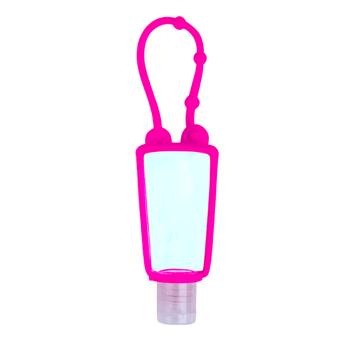 CP-05, Gel anti bacterial en botella con funda de silicon con Cap. De 30 ml