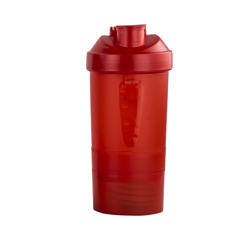 t-18, CILINDRO DE PLÁSTICO CON COMPARTIMENTOS, ARNÉS, RESORTE DE ACERO Y COLADOR. IDEAL PARA GIMNASIO CON CAP. 500 ML.