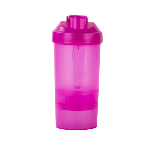 t-18, CILINDRO DE PLÁSTICO CON COMPARTIMENTOS, ARNÉS, RESORTE DE ACERO Y COLADOR. IDEAL PARA GIMNASIO CON CAP. 500 ML.