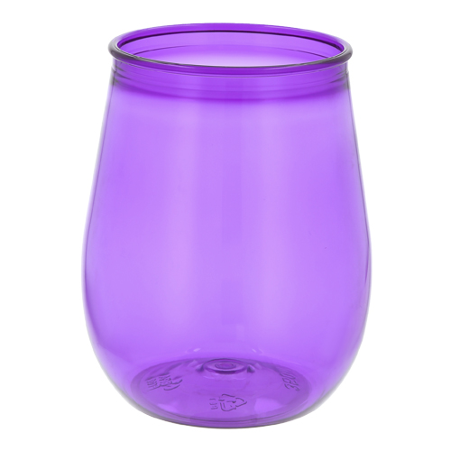 T-133, Vaso plástico de color. Cap. 350 ml.