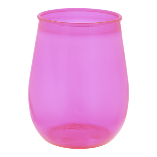 T-133, Vaso plástico de color. Cap. 350 ml.